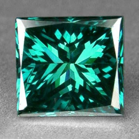 Blaugrüner Diamant mit 1.1 mm, SI
