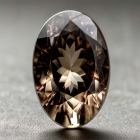 Brasilianischer Rauchquarz mit 4.48 Ct