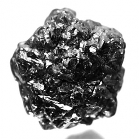 Schwarzer Rohdiamant mit 0.94 Ct