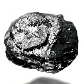 Schwarzer Rohdiamant mit 1.02 Ct