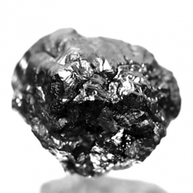 Schwarzer Rohdiamant mit 1.08 Ct