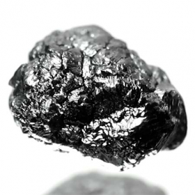 Schwarzer Rohdiamant mit 1.16 Ct