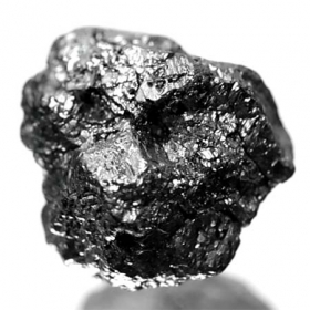 Schwarzer Rohdiamant mit 1.22 Ct