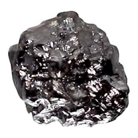 Schwarzer Rohdiamant mit 1.39 Ct