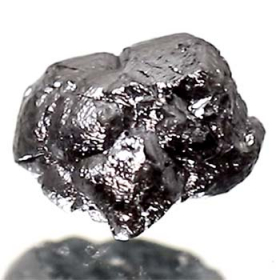 Schwarzer Rohdiamant mit 1.41 Ct