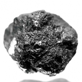 Schwarzer Rohdiamant mit 2.07 Ct