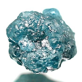 Blauer Rohdiamant mit 2.76 Ct