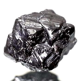 Schwarzer Rohdiamant mit 3.14 Ct