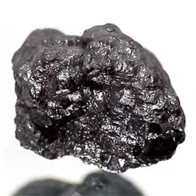 Schwarzer Rohdiamant mit 3.25 Ct