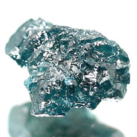 Blauer Rohdiamant mit 3.92 Ct
