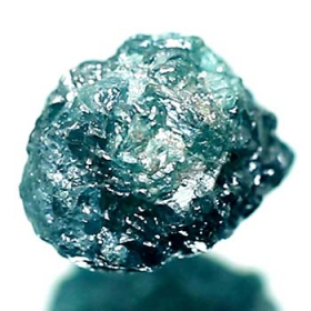 Blauer Rohdiamant mit 4.11 Ct