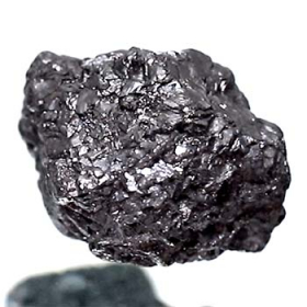 Schwarzer Rohdiamant mit 4.32 Ct