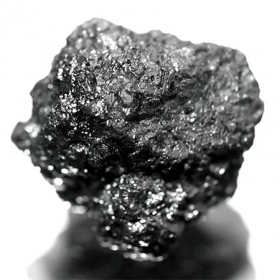 Schwarzer Rohdiamant mit 7.57 Ct