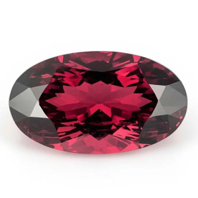 Rubellit mit 5 x 3 mm