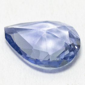 Saphir im Rosenschliff mit 0.24 Ct, leicht beschädigt