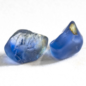 Saphir Kristalle mit 1.05 Ct, Schleifqualität