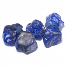Saphir Kristalle mit 1.47 Ct, Schleifqualität