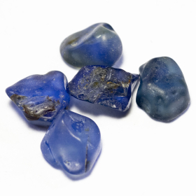 Saphir Kristalle mit 1.53 Ct, Schleifqualität