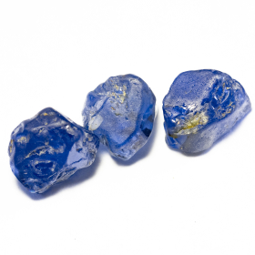 Saphir Kristalle mit 1.73 Ct, Schleifqualität