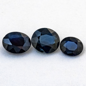 3 Saphire 1.05 Ct