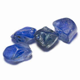 Saphir Kristalle mit 2.27 Ct, Schleifqualität