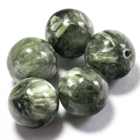 5 Seraphinit Perlen mit 8mm