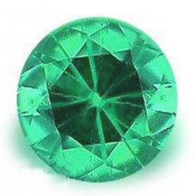 Smaragd mit 3.6 mm, Brillantschliff, Kolumbien