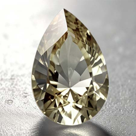 Gelber Tansanit mit 0.36 Ct