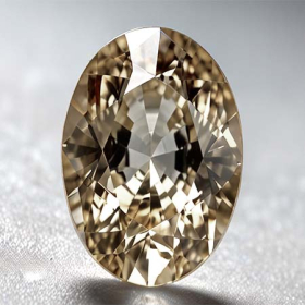 Gelber Tansanit mit 0.36 Ct