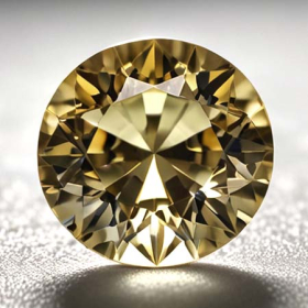 Gelber Tansanit mit 0.47 Ct