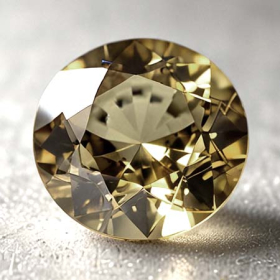 Gelber Tansanit mit 0.49 Ct