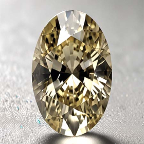 Gelber Tansanit mit 0.50 Ct