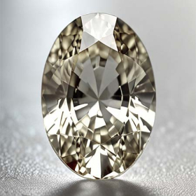 Gelber Tansanit mit 0.57 Ct