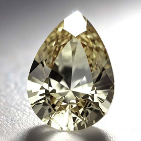Gelber Tansanit mit 0.59 Ct