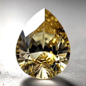 Gelber Tansanit mit 0.60 Ct