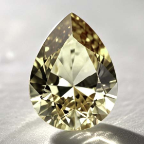 Gelber Tansanit mit 0.68 Ct
