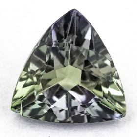 Bicolor Tansanit mit 0.73 Ct, unbehandelt, leicht beschädigt