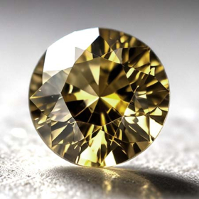Gelber Tansanit mit 0.85 Ct