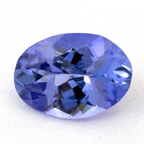 Lupenreiner Tansanit mit 0.66 Ct, AA Grade