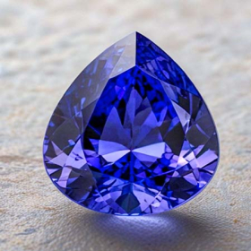 Tansanit mit 2.58 Ct, AAA Grade