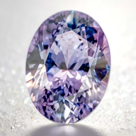 Pinkvioletter Tansanit mit 1.17 Ct