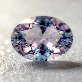 Pinkvioletter Tansanit mit 0.72 Ct