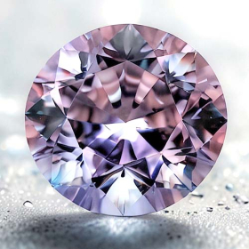 Pinkvioletter Tansanit mit 0.87 Ct