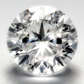 Weisser Topas mit 12 mm, 8.61 ct