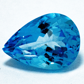 Topas in Swiss Blue mit 7.28 Ct, AAA Grade
