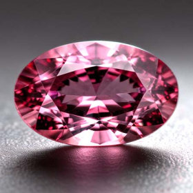 Rubellit mit 0.71 Ct