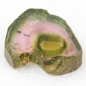 Polierte Multicolor Turmalinscheibe mit 1.54 Ct