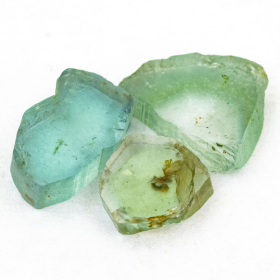 3 Polierte Multicolor Turmalinscheiben mit 2.52 Ct