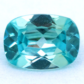 Blaugrüner Zirkon mit 0.85 Ct