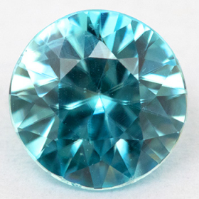 Blaugrüner Zirkon mit 1.00 Ct